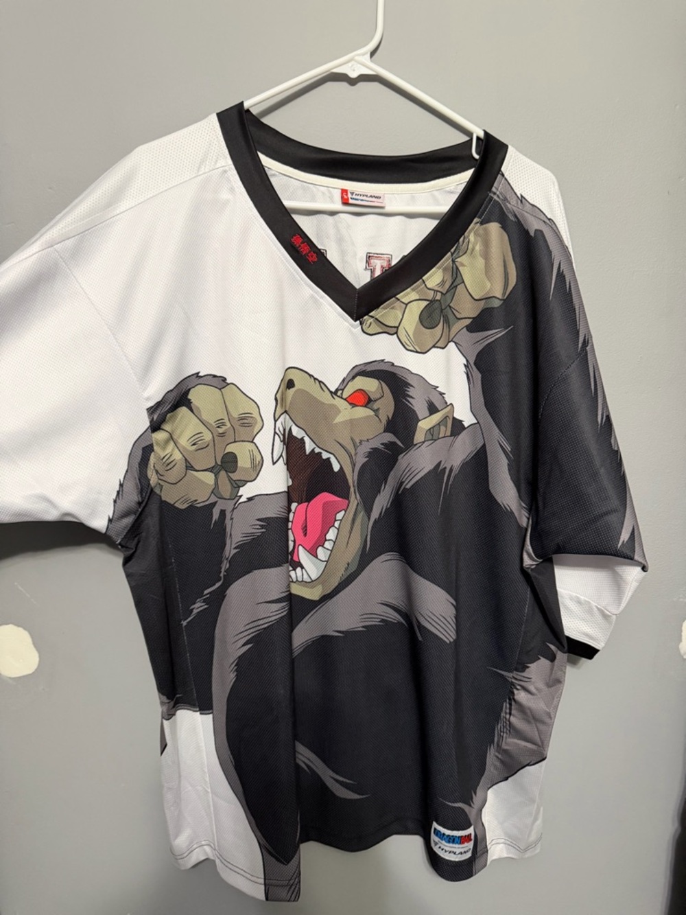 Gorilla Graphic Jersey Shirt - Black & White